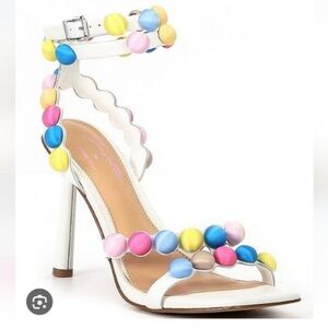 Gianni Bini Jess Southern  the Phoebe Rainbow Bobble Bead Dress women's Sandals